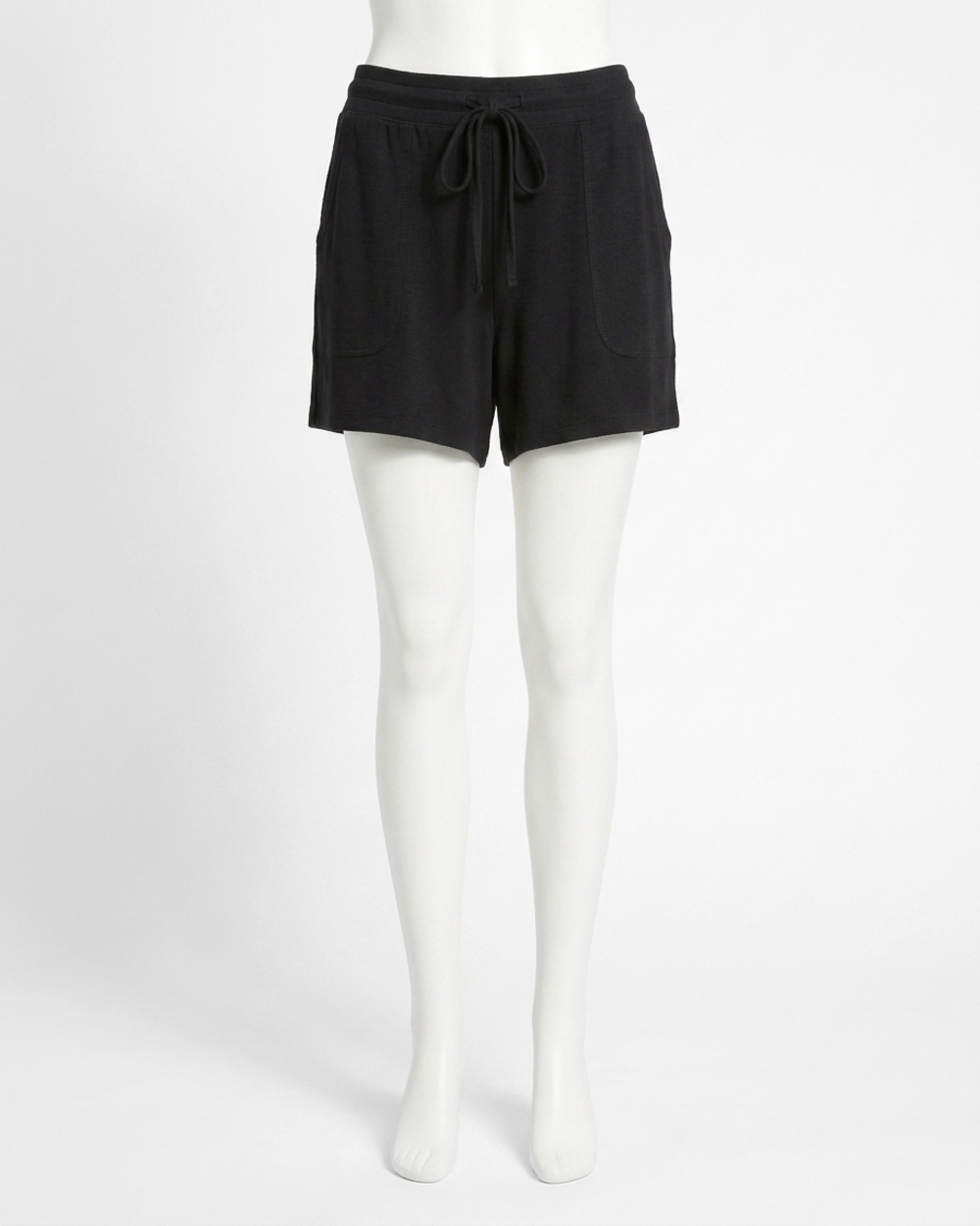 NEW MICHAEL STARS parker pocket drawstring shorts in black
